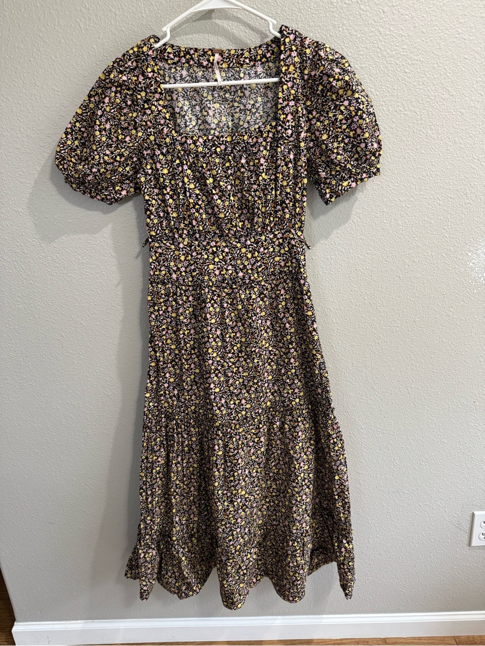 Free people Boheme midi floral print dress XS